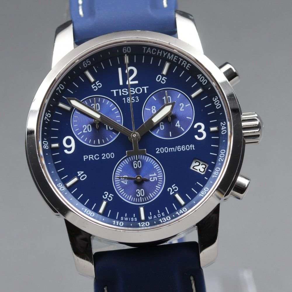 【稼働品】TISSOT PRC200 クロノグラフ T461 クオーツ メンズ #17213