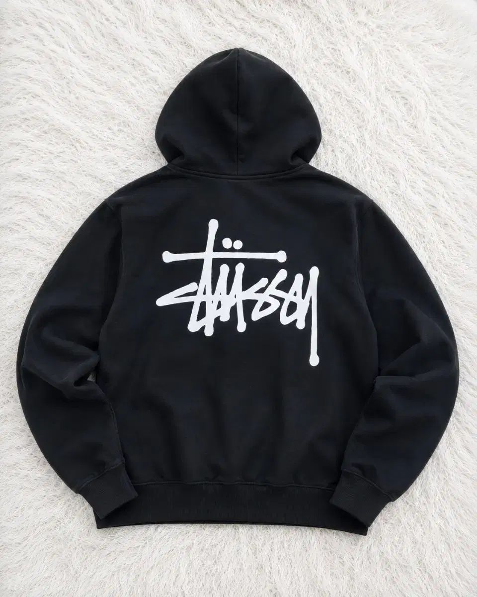 STU ブラック ジップアップ L