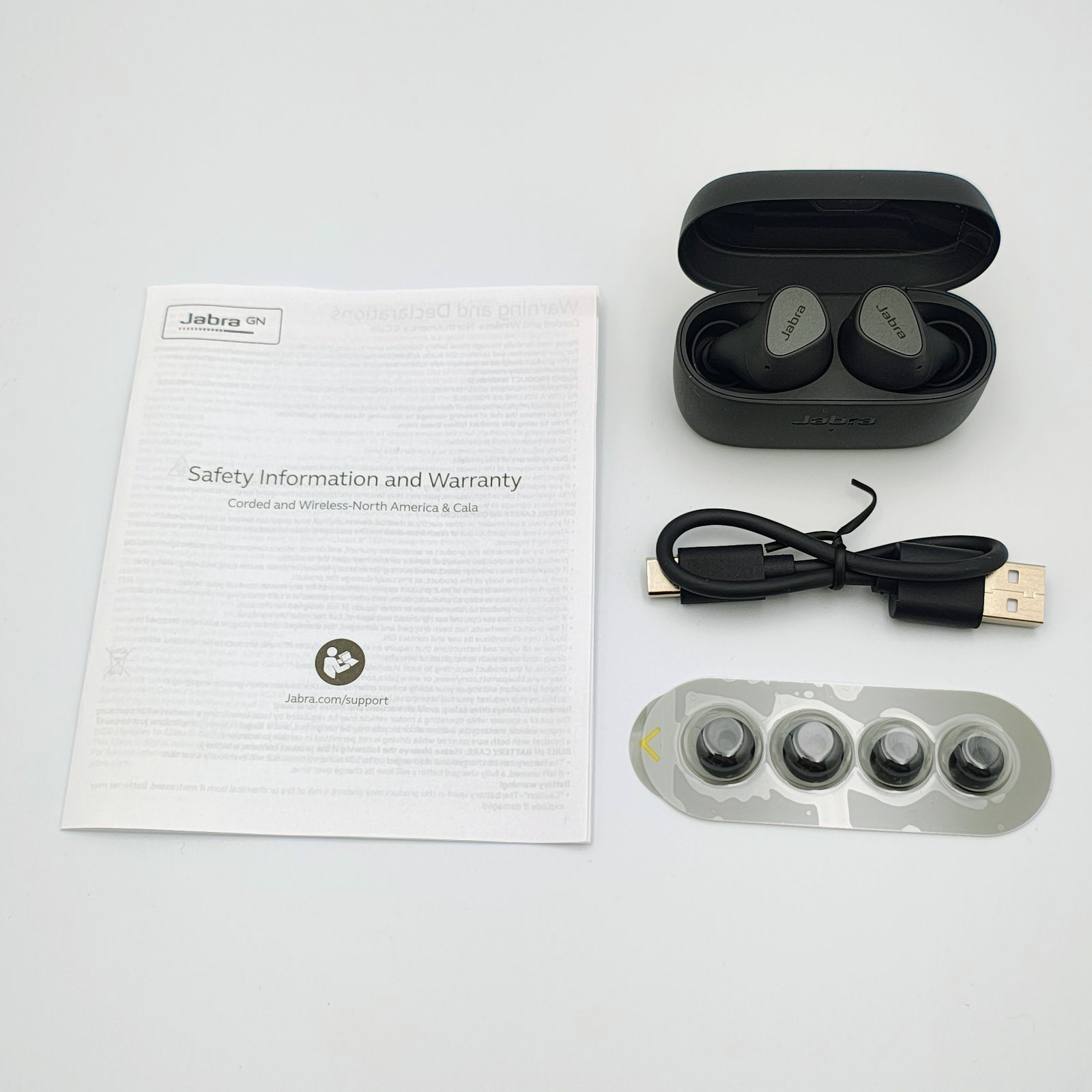 Jabra Elite 3 完全ワイヤレスイヤホン ノイズ遮断機能 マイク付き