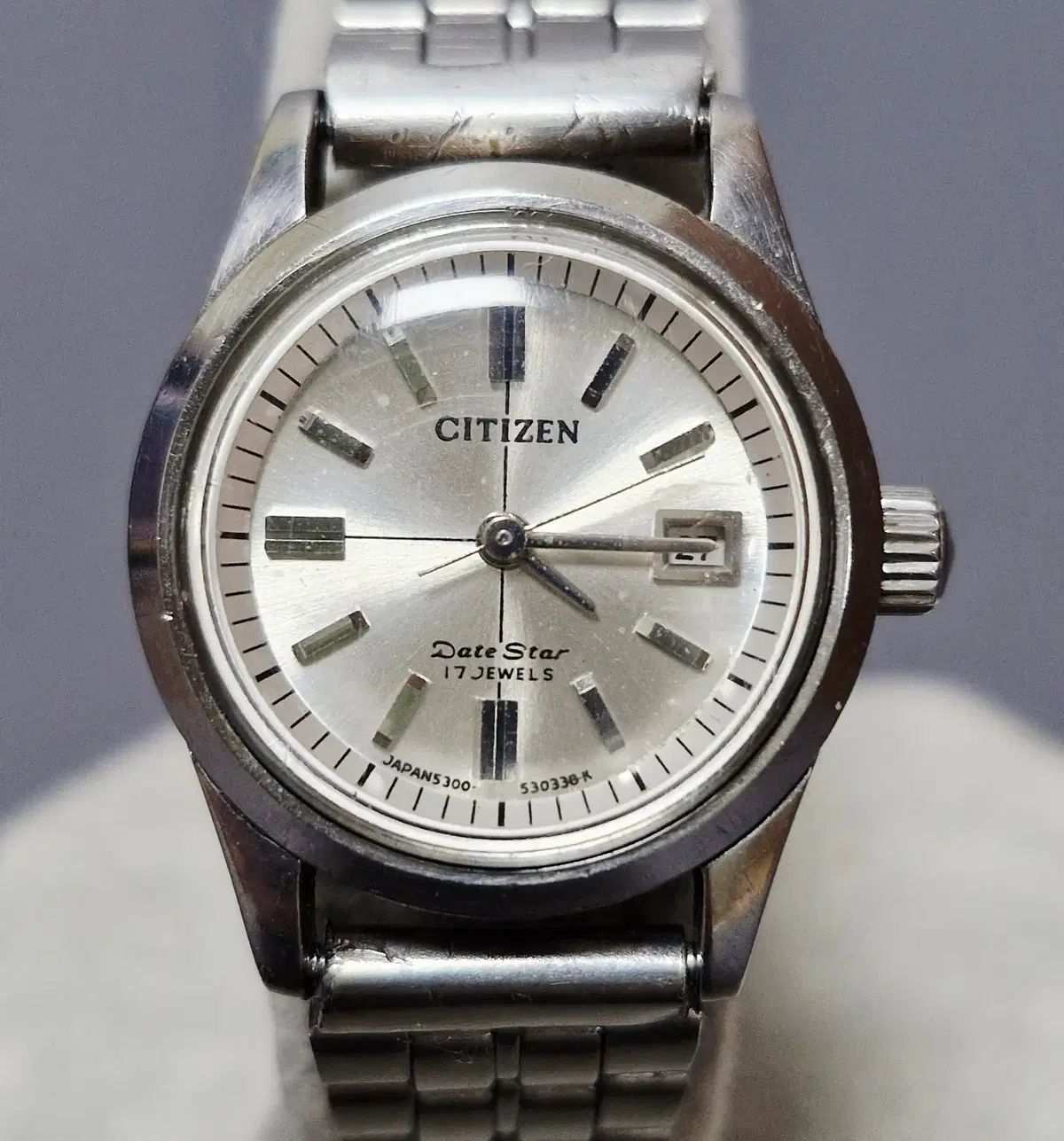 CITIZEN DATE STAR 手巻き レディース時計