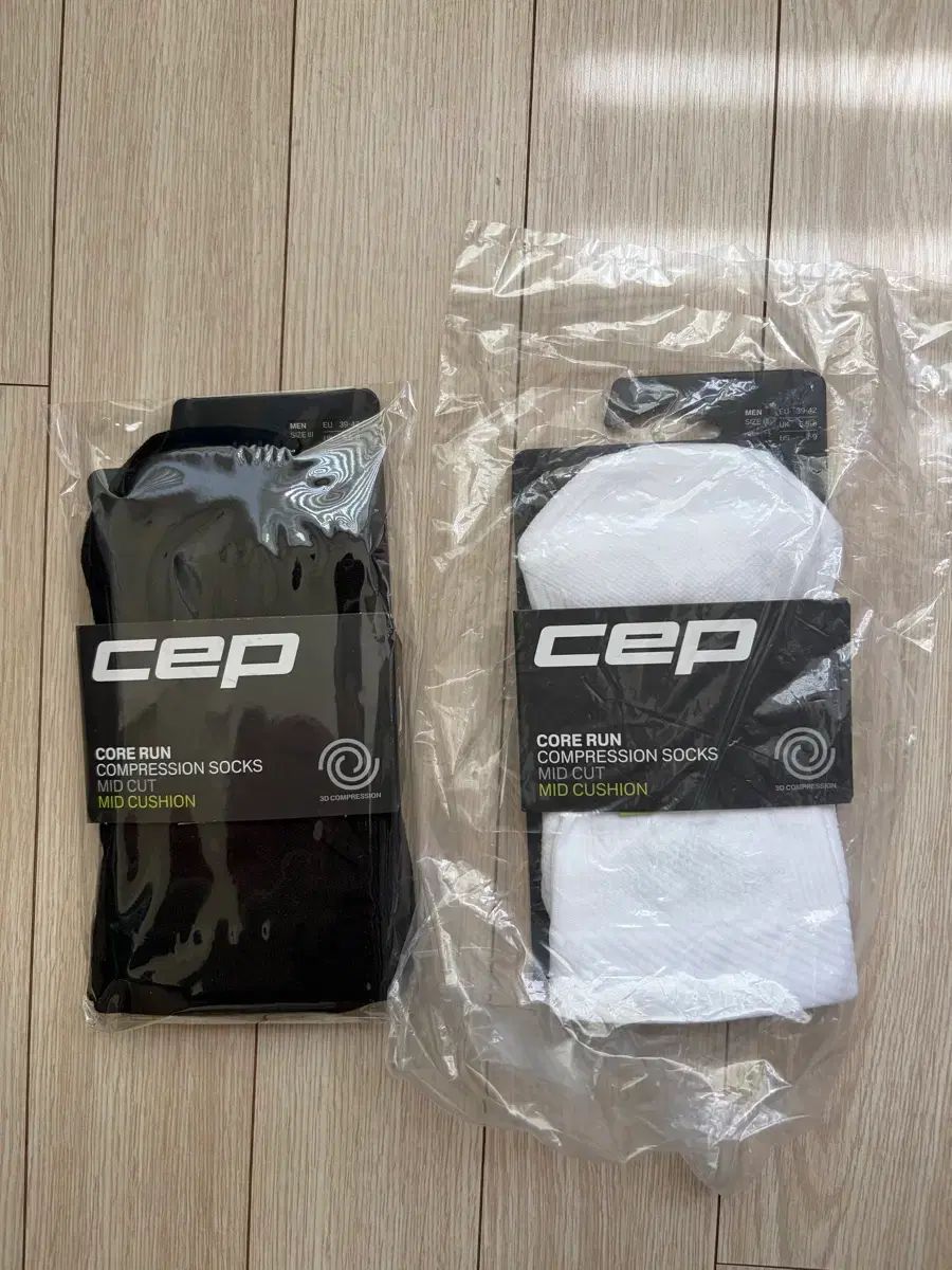 CEP コア RUN ミッドカット ソックス マン3サイズ