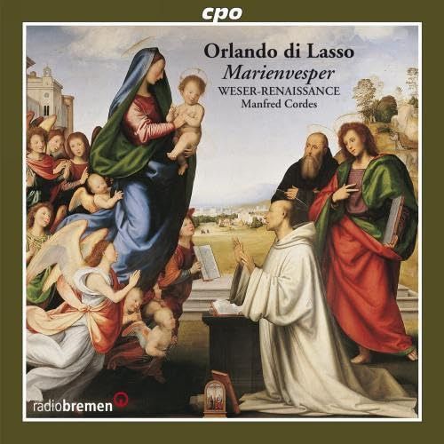 【CD】ラッスス(ラッソ):聖母マリアの夕べの祈り (Orlando di Lasso: Marienvesper)