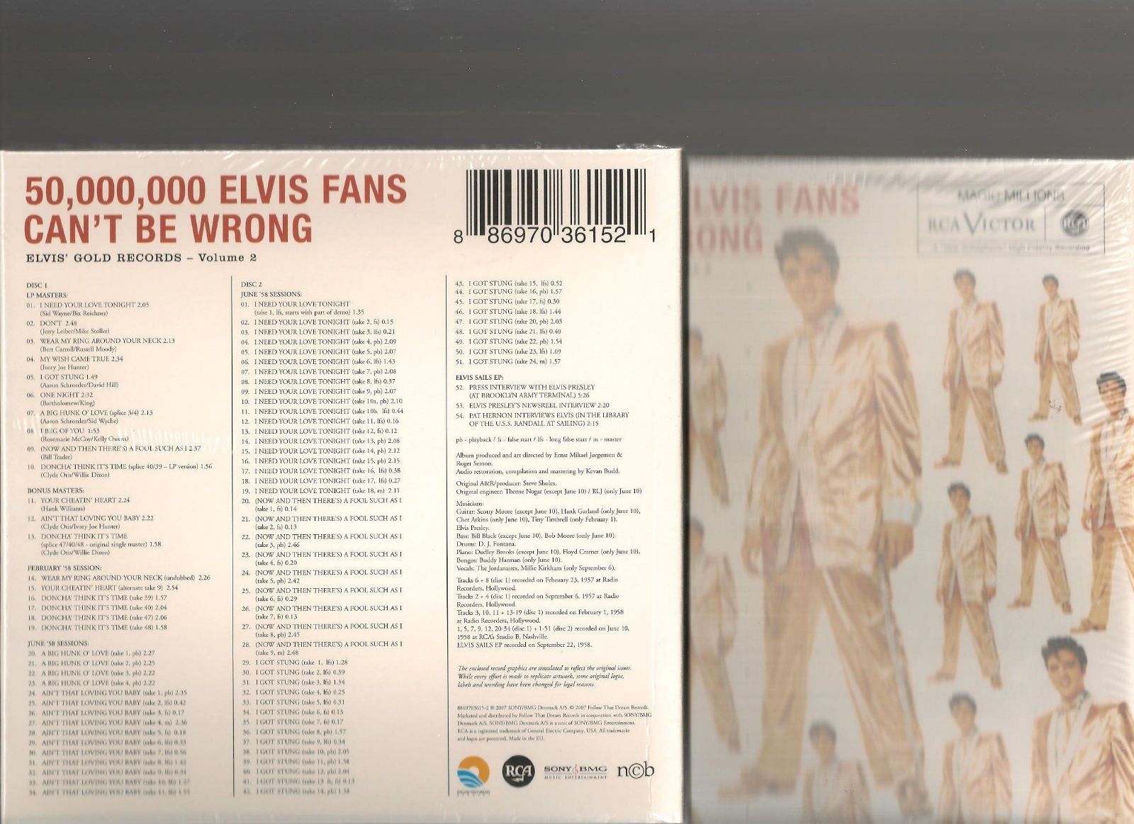 【CD】50 Million Elvis Fans Can't Be Wrong