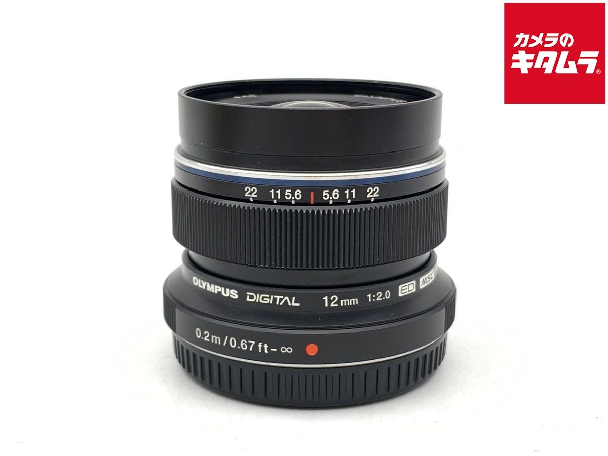 【中古】 【良品】 オリンパス M.ZUIKO DIGITAL ED 12mm F2.0 ブラック