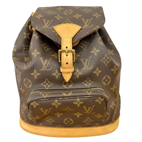 ♪Louis Vuitton ルイヴィトン モノグラム モンスリMM M51136 バックパック リュックサック レザー レディース