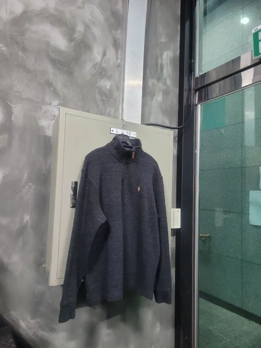 POLO ポロ 綿100％ ハーフジップ L100-XL05