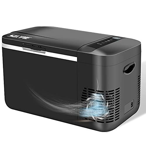 【新品】「SUNPIE」車載冷蔵庫 22L ポータブル冷蔵庫 -22℃?10℃ 急速冷凍 3WAY電源対応 DC12V/24V AC100V 水抜き栓 LCD温度表示 コンプレッサー式 車載冷蔵冷凍庫 静音 大容量 省エネ 車載家庭両用 低電 315c3cb5