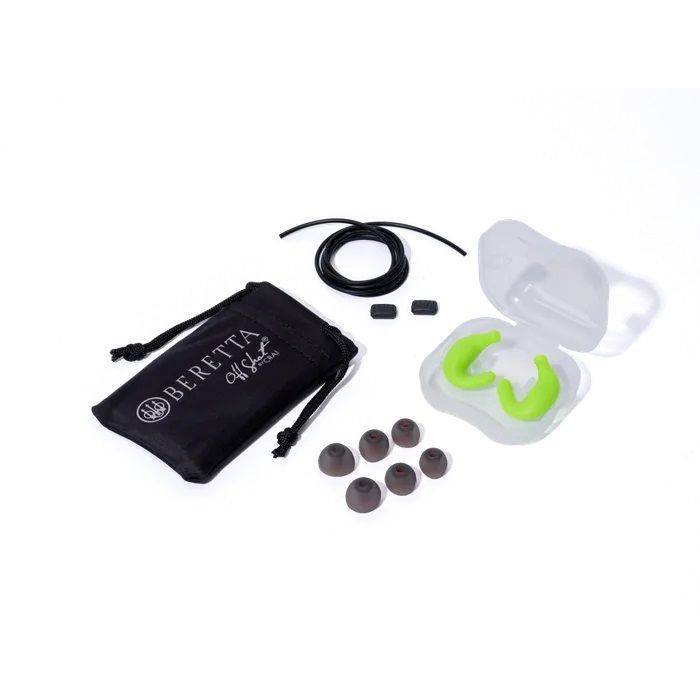 ベレッタ コンフォートプラス EVO イヤープラグ(蛍光グリーン)/Beretta Comfort Plus EVO Earplugs - Green Fluo クレー射撃