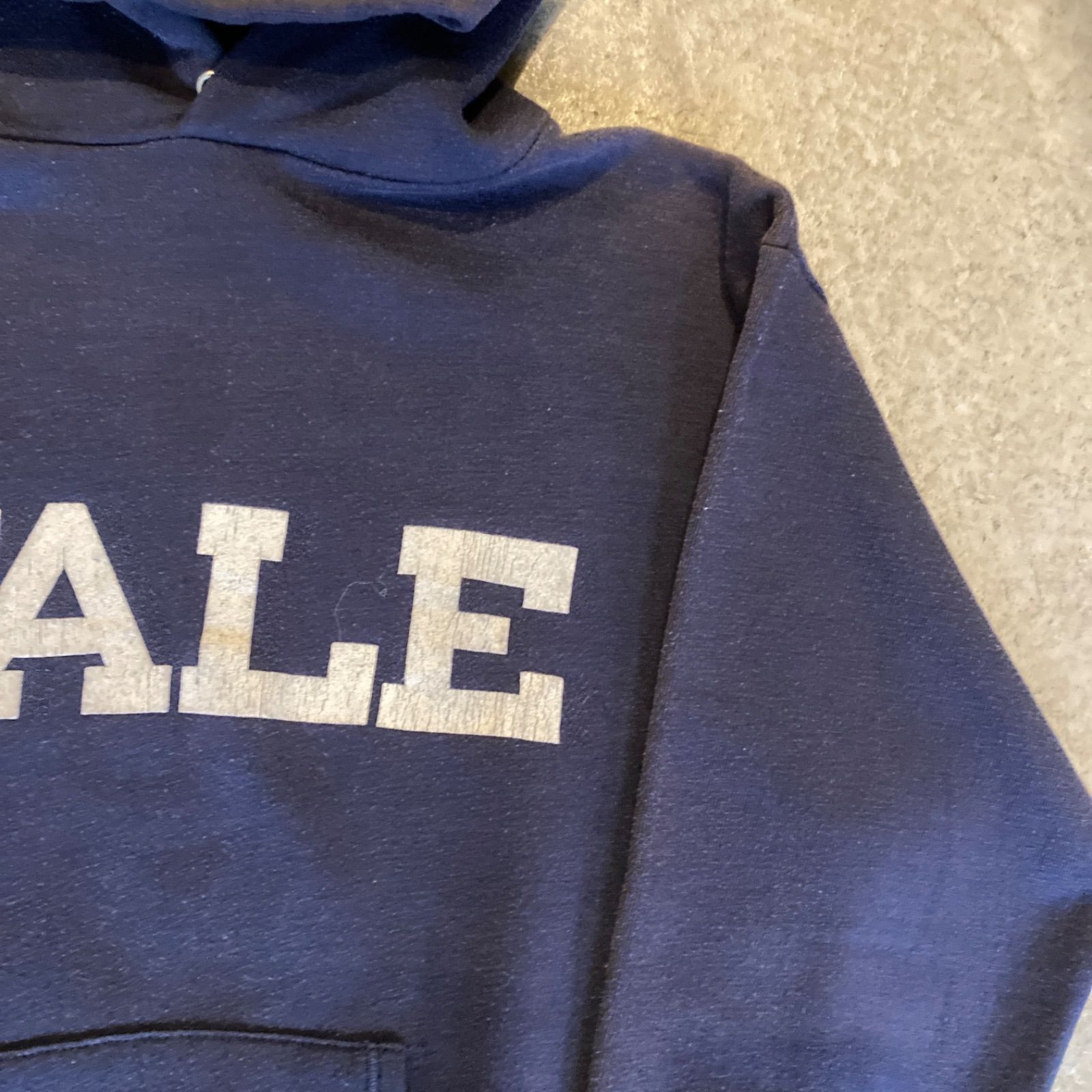 velva sheen 70s スウェット ヴィンテージ yale ナス紺 YALE ラグラン