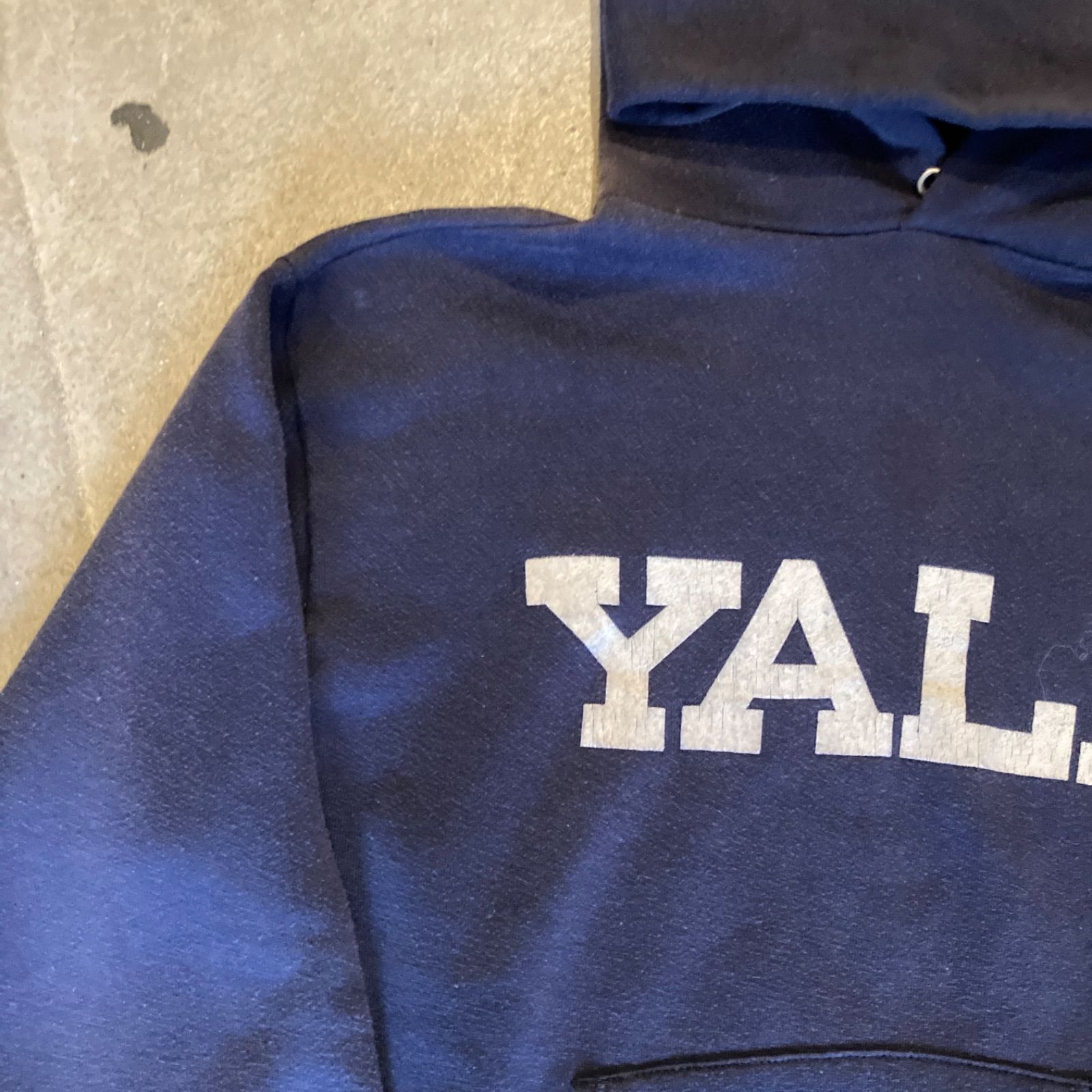 【usa製 L】ビンテージ YELE スウェットパーカー velva sheen 70〜80s velva sheen vintage sweat parker YALE / 70〜80年代製