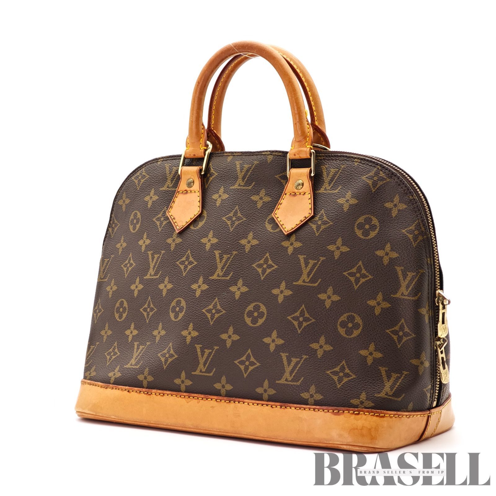 LOUIS VUITTON アルマPM M51130 モノグラム バッグ ハンドバッグ ブラウン レディース メンズ