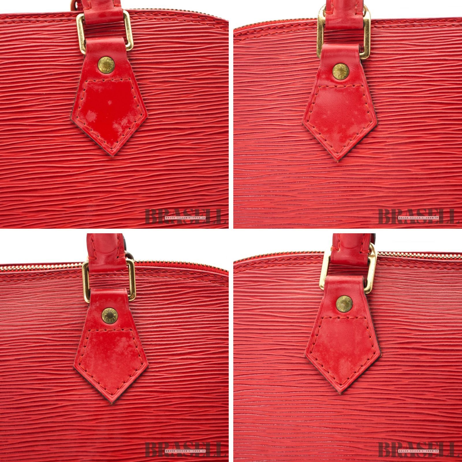LOUIS VUITTON エピ アルマ M52147 バッグ ハンドバッグ レッド 