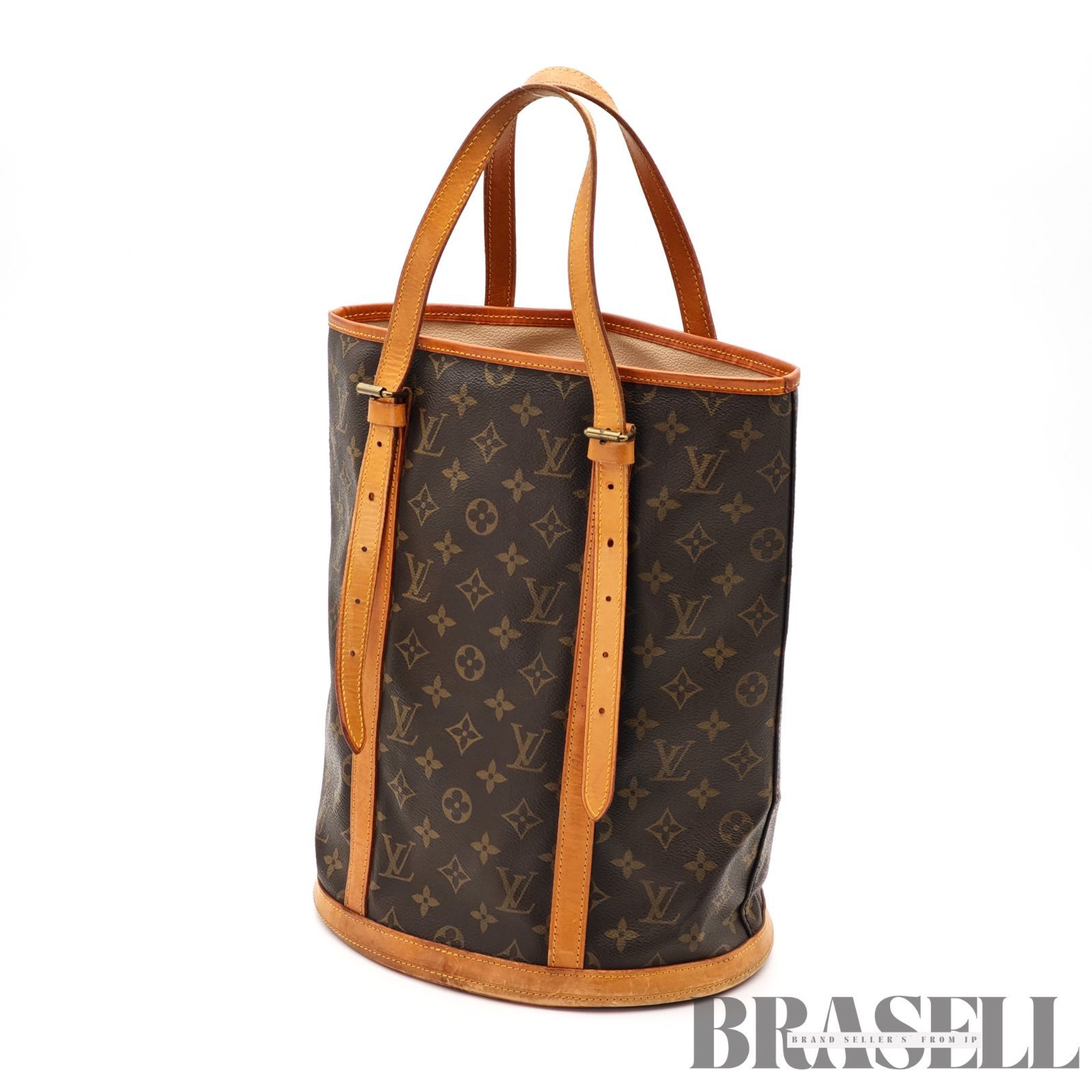 LOUIS VUITTON バケットGM M42236 バッグ トートバッグ 大容量 通勤 バケットバッグ ブラウン レディース