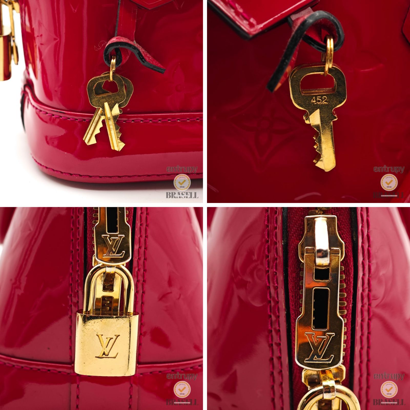 LOUIS VUITTON ヴェルニアルマBB M90174 バッグ 2way ハンドバッグ 