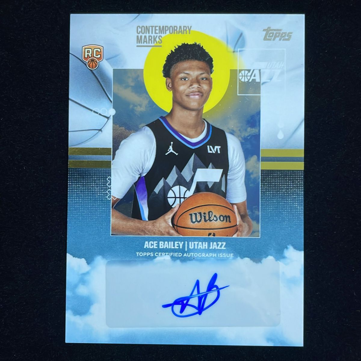 Ace Bailey エース・ベイリー Topps Flagship Comtemporary Marks 2025-26 RC Auto サイン 直筆 ジャズ Jazz