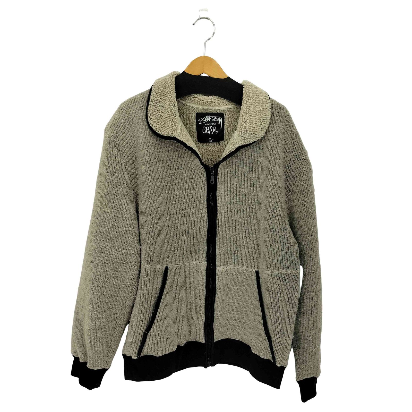 ステューシー Stussy 00s OLD GEAR ジップフリースジャケット メンズ JPN:L