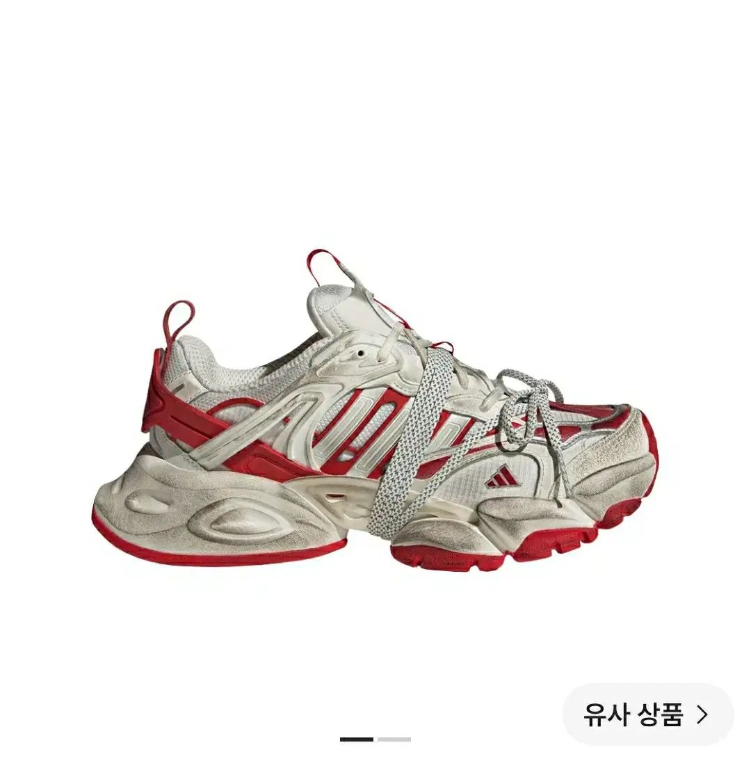 アディダス 벤토 XLG デラックス スニーカー 白 レッド