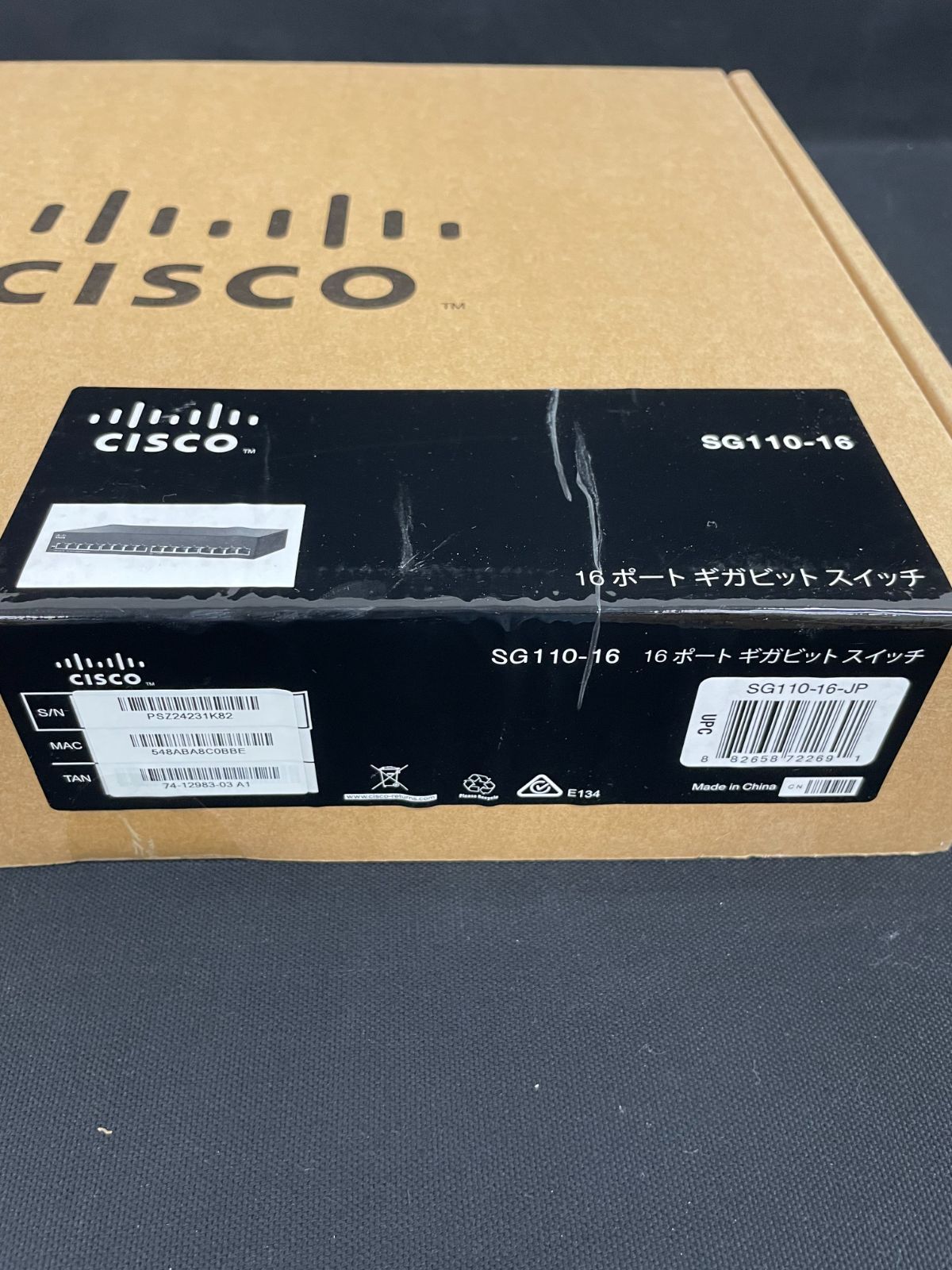 Cisco SG110-16 スイッチングハブ 16ポート - メルカリ