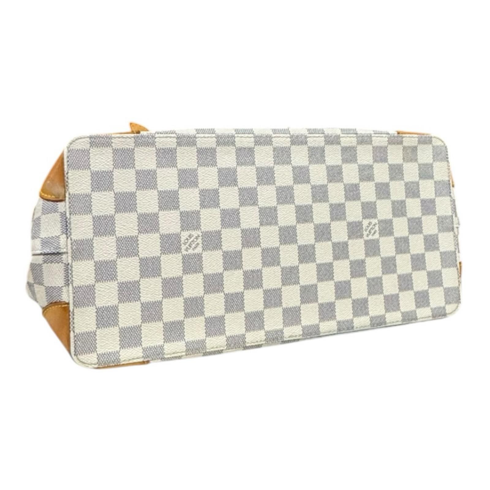 ルイヴィトン ハムステッドMM ダミエアズール トートバッグ ダミエアズールキャンバス N51206 ホワイト レディース LOUIS VUITTON 中古 ルイヴィトン ルイ ヴィトン