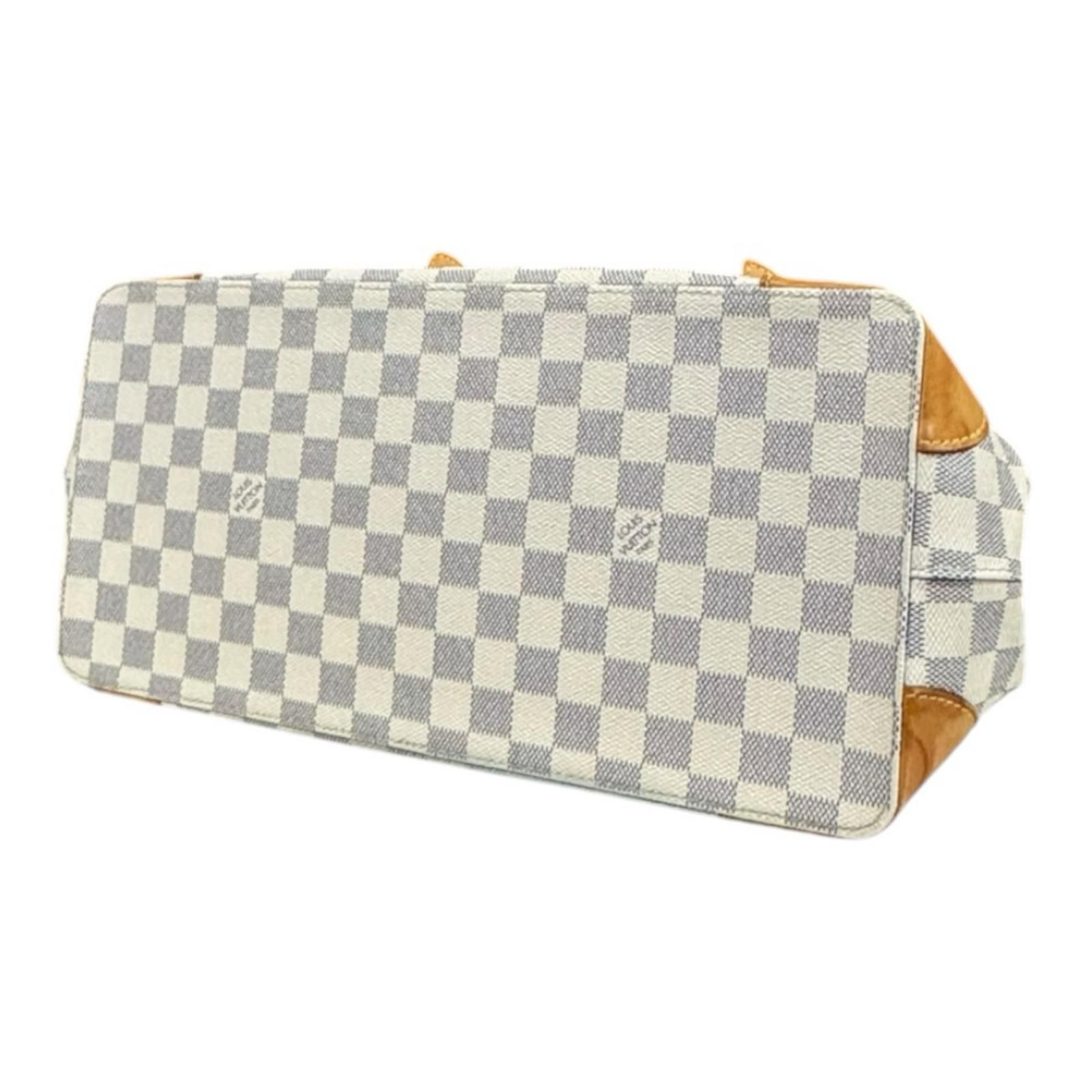 ルイヴィトン ハムステッドMM ダミエアズール トートバッグ ダミエアズールキャンバス N51206 ホワイト レディース LOUIS VUITTON 中古 ルイヴィトン ルイ ヴィトン