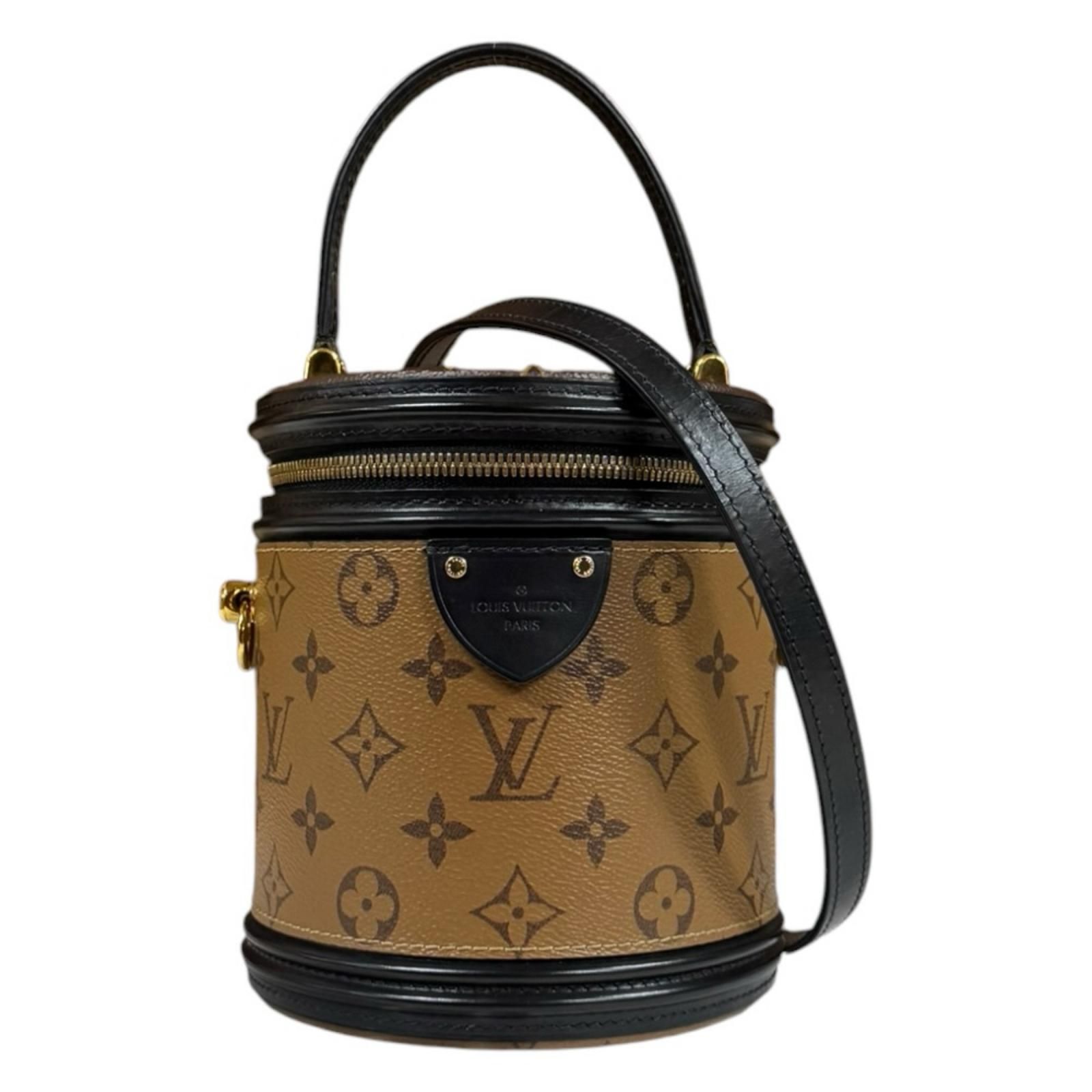 ルイヴィトン カンヌ モノグラムリバース ショルダーバッグ モノグラムリバース M43986 ブラウン レディース LOUIS VUITTON 中古 ルイヴィトン ルイ ヴィトン