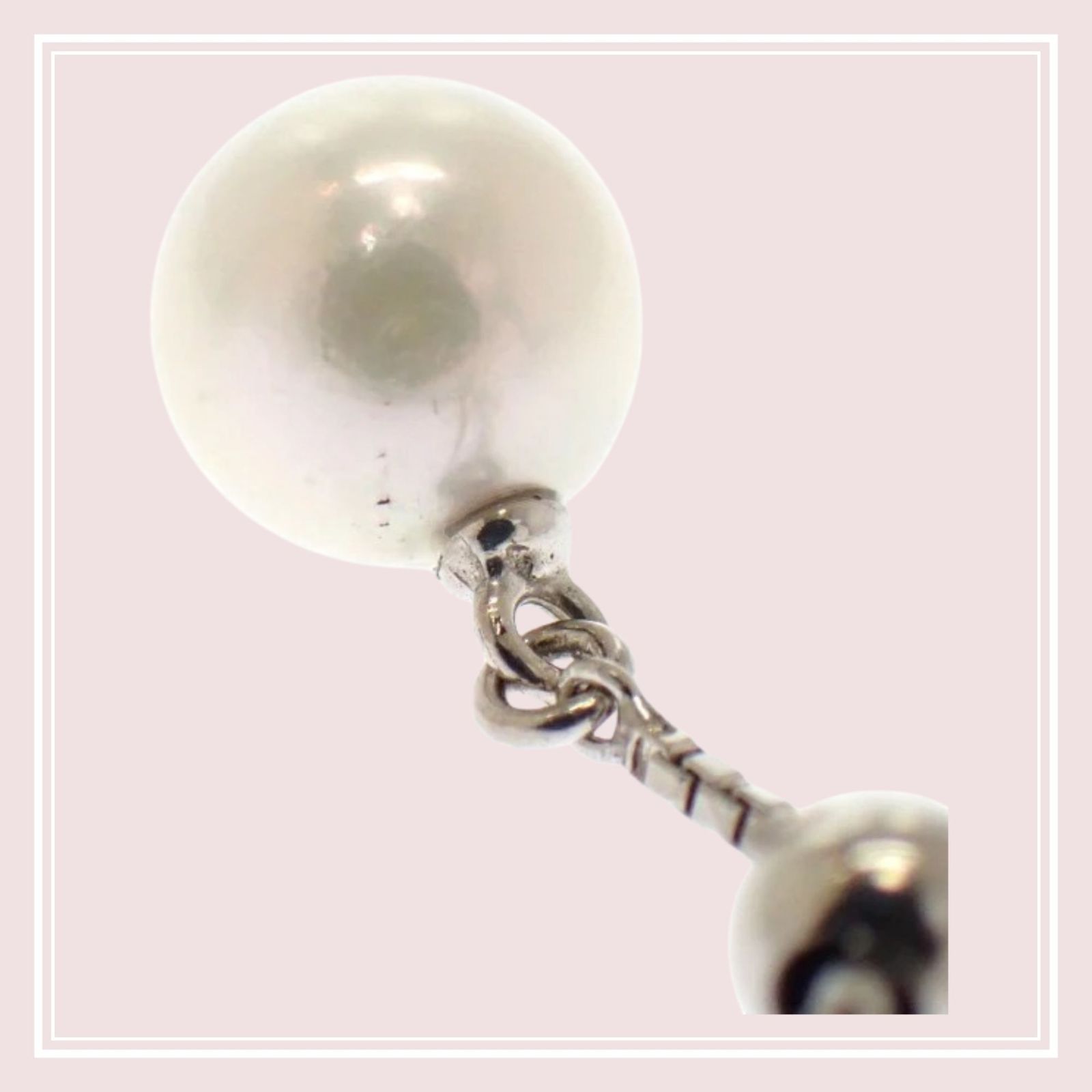 【TASAKI】タサキ TASAKI アコヤパール ネックレス 18金 K18 ホワイトゴールド アコヤ真珠 チェーン47.5cm 付属品 内箱 レディース 【TASAKI】タサキ TASAKI アコヤパール ネックレス 18金 K18 ホワイトゴールド アコヤ真珠 チェーン47.5cm 付属品 内箱 レディース