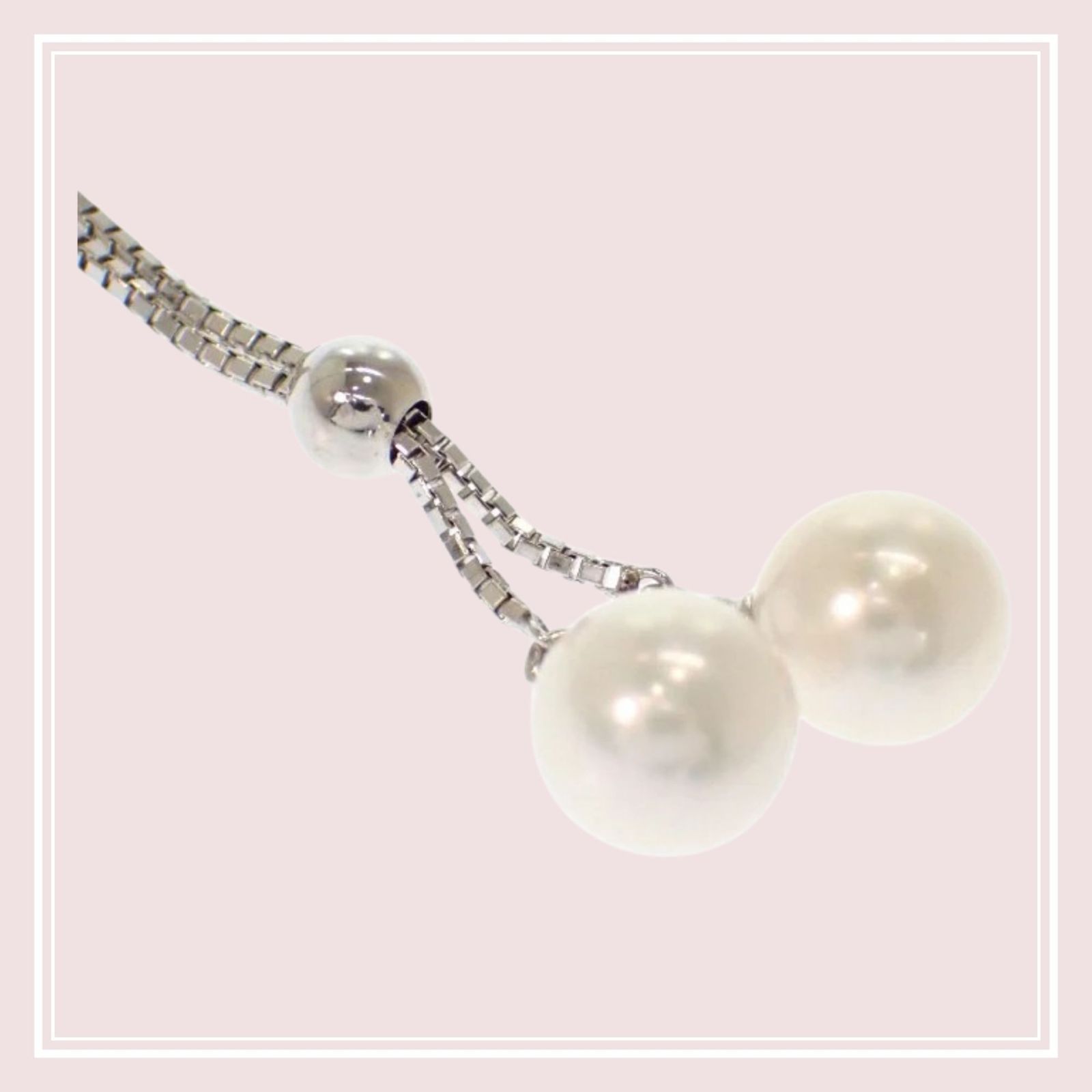 【TASAKI】タサキ TASAKI アコヤパール ネックレス 18金 K18 ホワイトゴールド アコヤ真珠 チェーン47.5cm 付属品 内箱 レディース 【TASAKI】タサキ TASAKI アコヤパール ネックレス 18金 K18 ホワイトゴールド アコヤ真珠 チェーン47.5cm 付属品 内箱 レディース