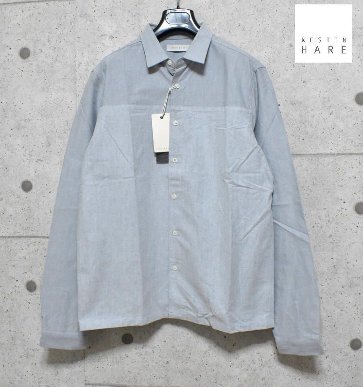 新品 KESTIN HARE voltage overshirt M ケスティンエア ボルテージ オーバーシャツ