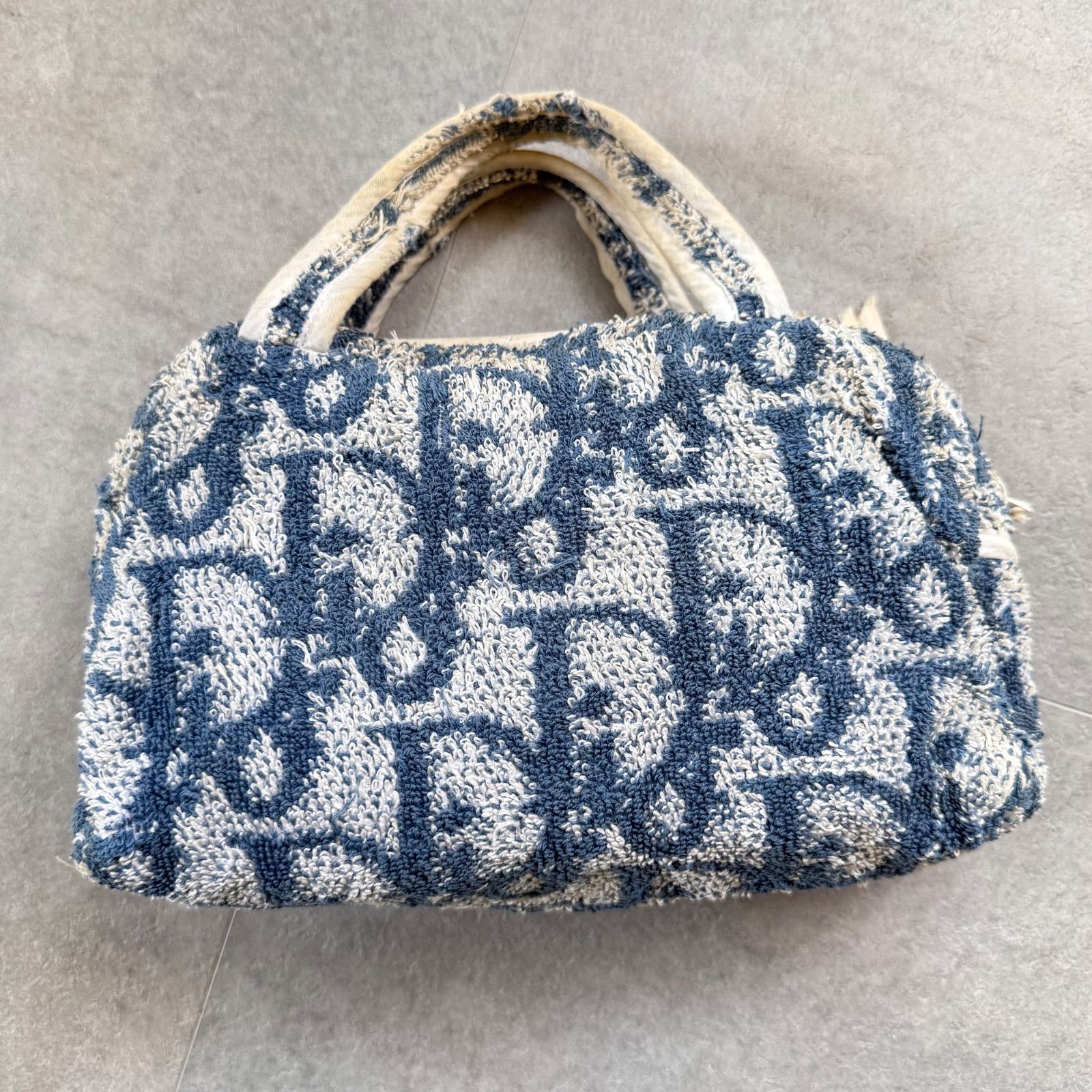 Dior ディオール ミニバック ハンドバッグ ポーチ タオル パイル