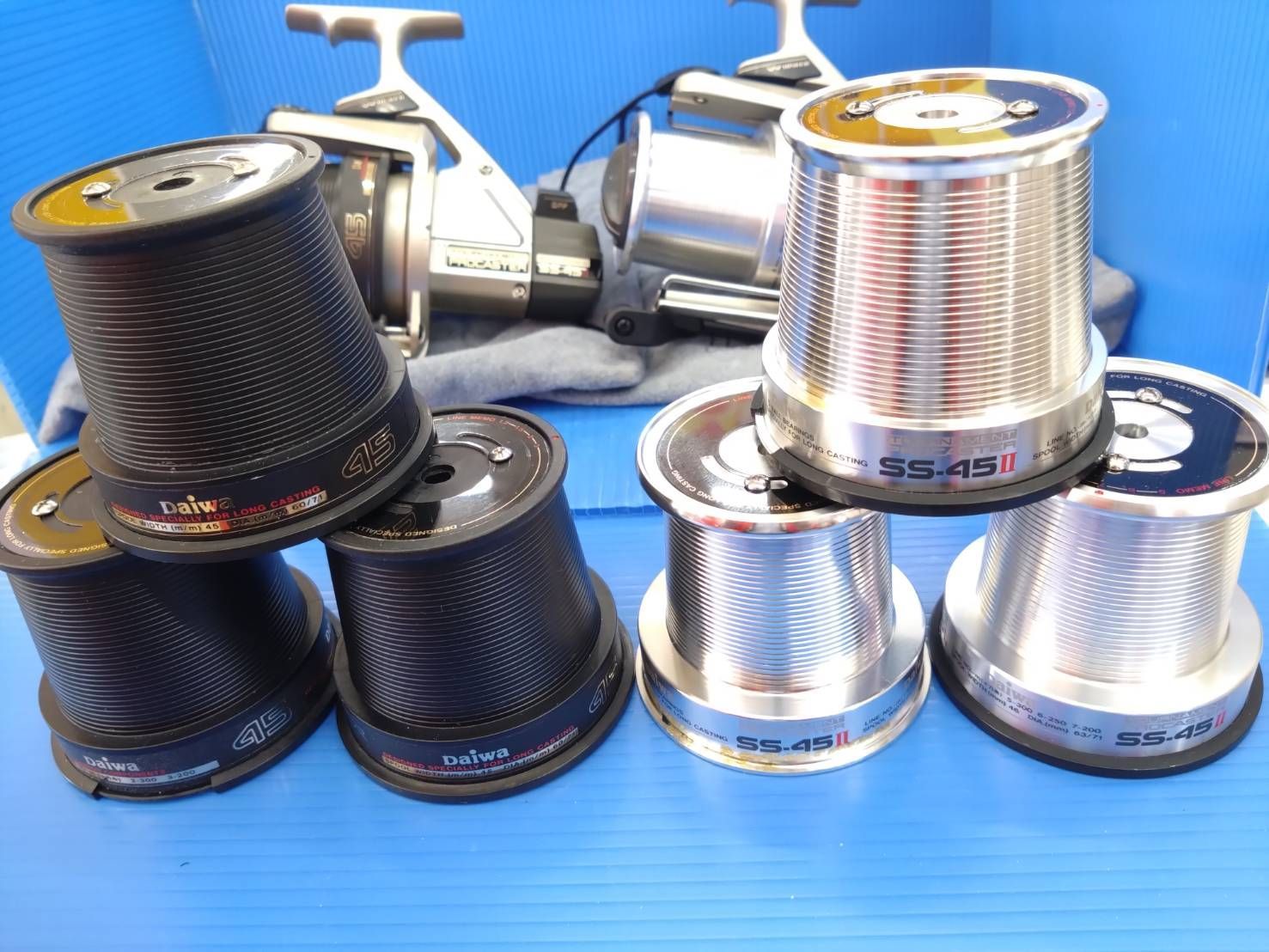 プロキャスター 45Ⅱ プロキャスター　ダイワ 日本製 ダイワ トーナメント プロキャスター SS-45Ⅱ 2台セット 替え