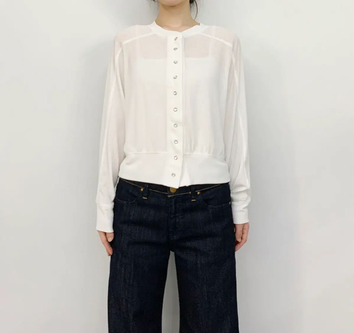 PALM RICHE スナップ カーディガン
