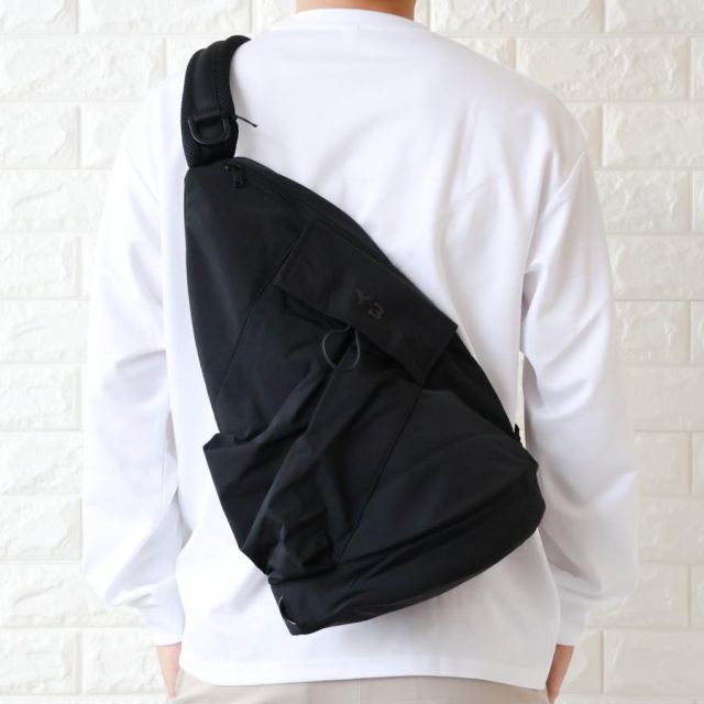 並行輸入品】Y-3 Y3 ワイスリー スリングバッグ メンズ ボディバッグ