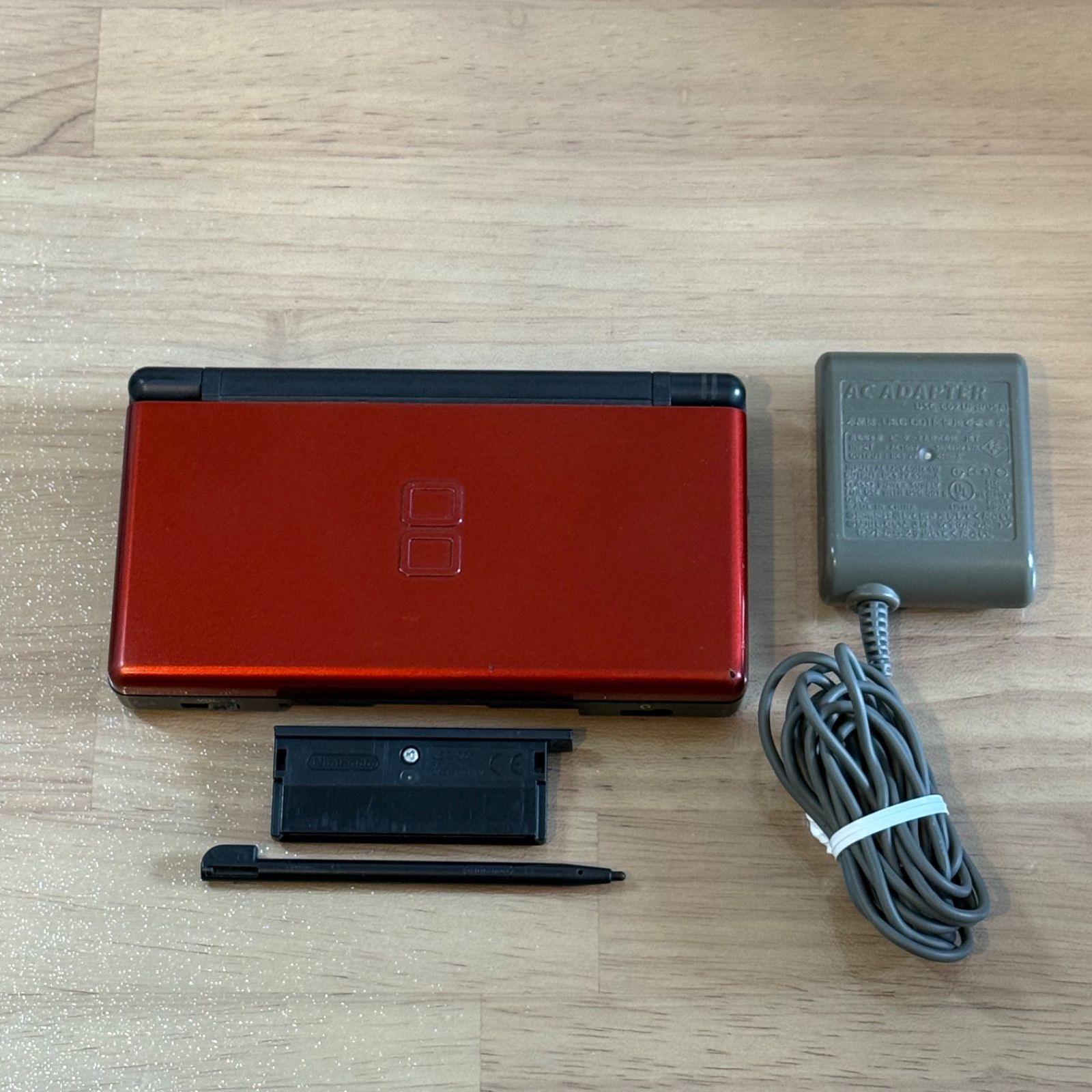 5-128【液晶美品】ニンテンドーDS LITE クリムゾンレッド 完動品
