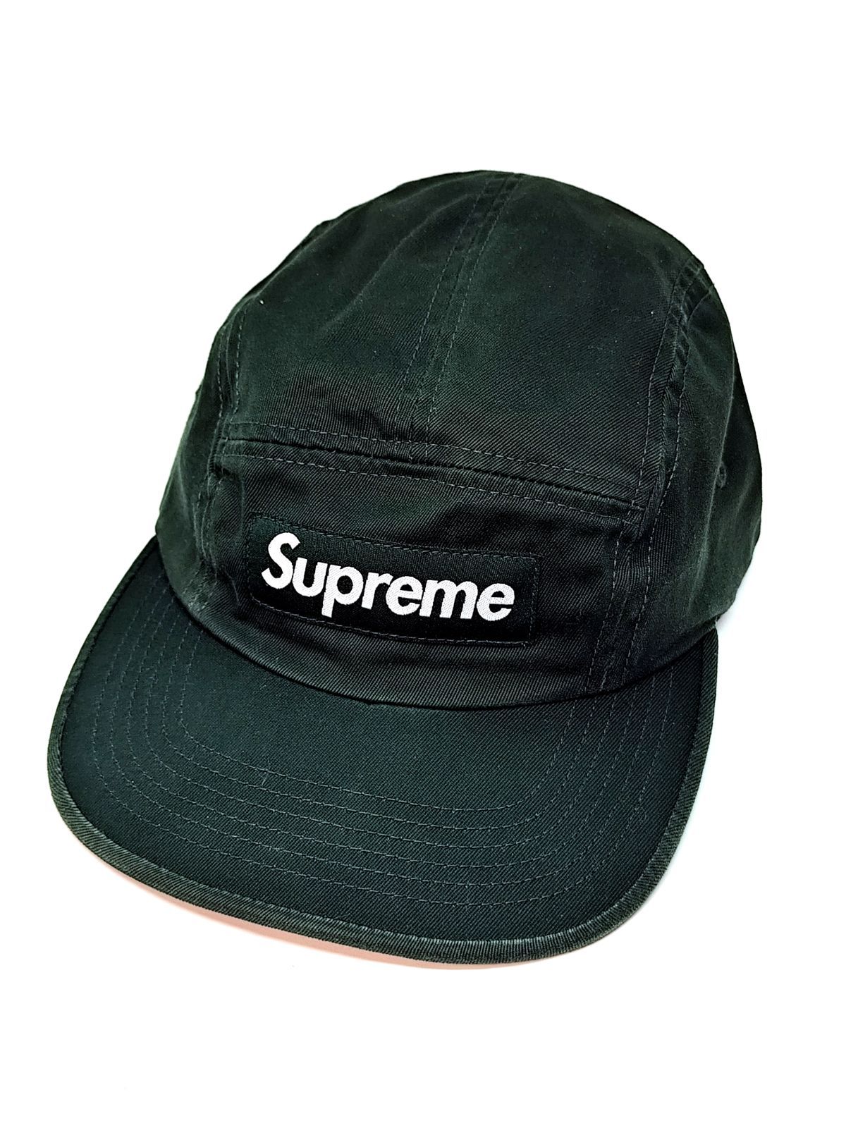 Supreme Camp Cap USA製 レザーストラップ グリーン系 キャップ