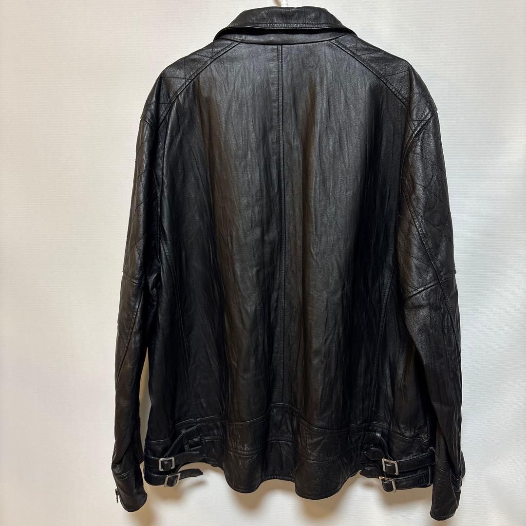 ヴォマニー VOMANIE レザージャケット サイズ5LB ライダース シワ加工