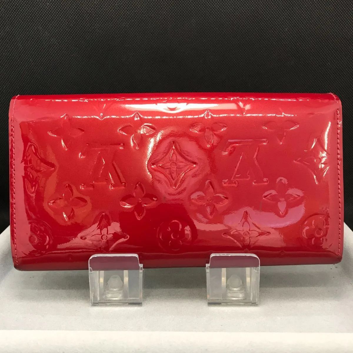 LOUIS VUITTON ルイヴィトン 長財布 ポルトフォイユサラ ヴェルニ