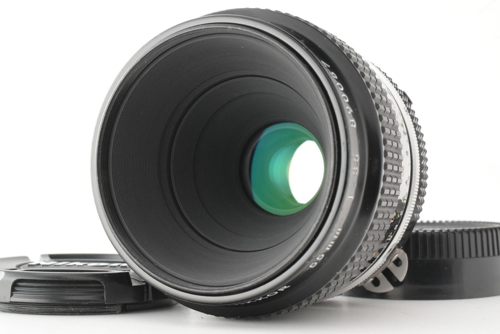 【美品】Nikon Micro Nikkor 55mm f3.5 Ai manual focus macro lens ニコン マイクロニッコール レンズ (EF-TN-JP2351)