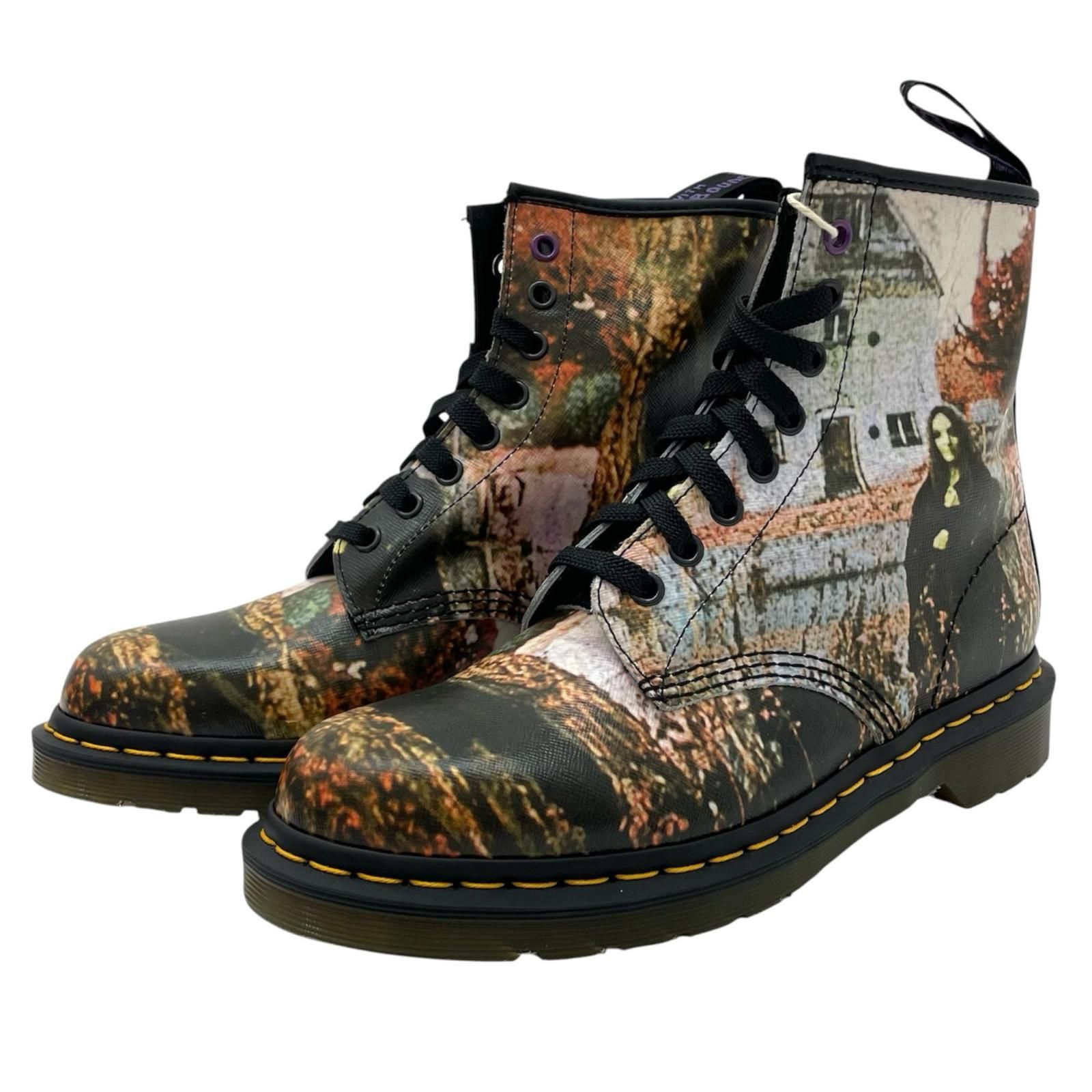 【中古】Dr.Martens×BLACK SABBATH | ドクターマーチン×ブラックサバス 1460 プリント 8ホール レザーブーツ 26315102 マルチカラー 26cm【尾張小牧店】