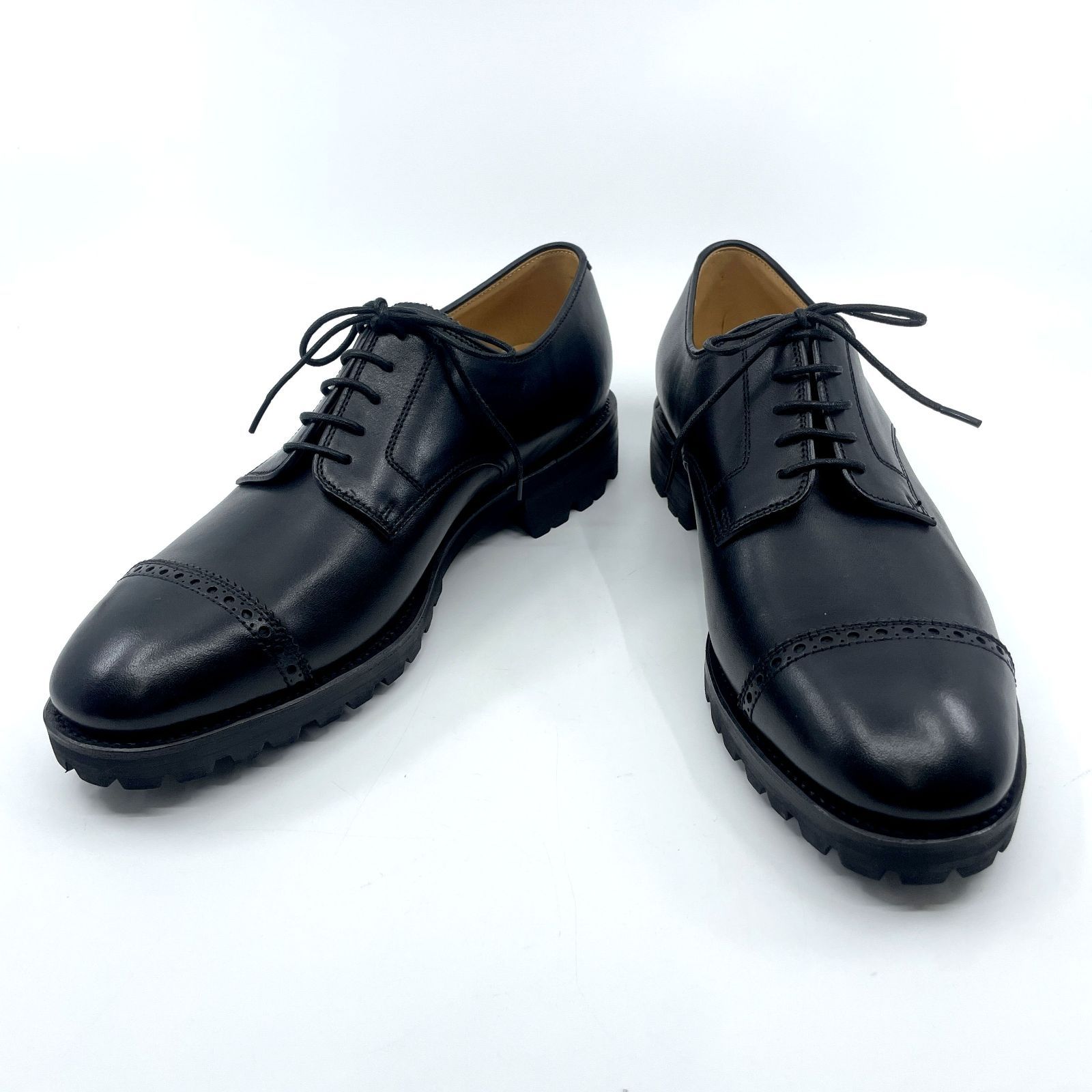 42nd Royal Highland フォーティーセカンドロイヤルハイランド　ストレートチップ ドレスシューズ　ローファー　ブラック　黒　レザー　7　メンズ
