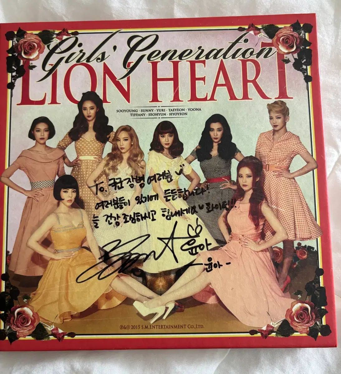 GIRLS' GENERATION(少女時代・SNSD) ユナ(YOONA) サイン入り Lion