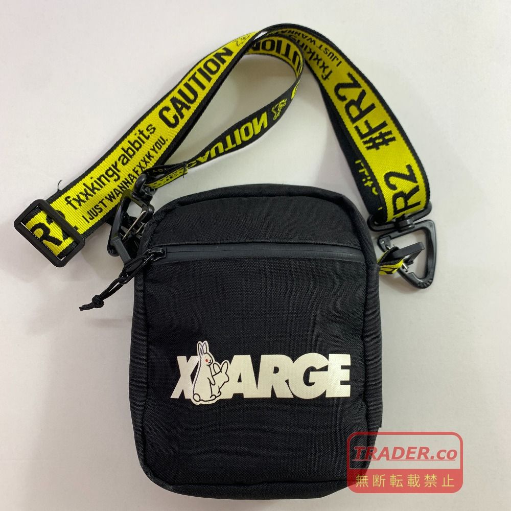 04w6878▽※【中古】FR2xXLARGE エフアール2ｘエクストララージ ショルダーバッグ ブラック【八王子店】