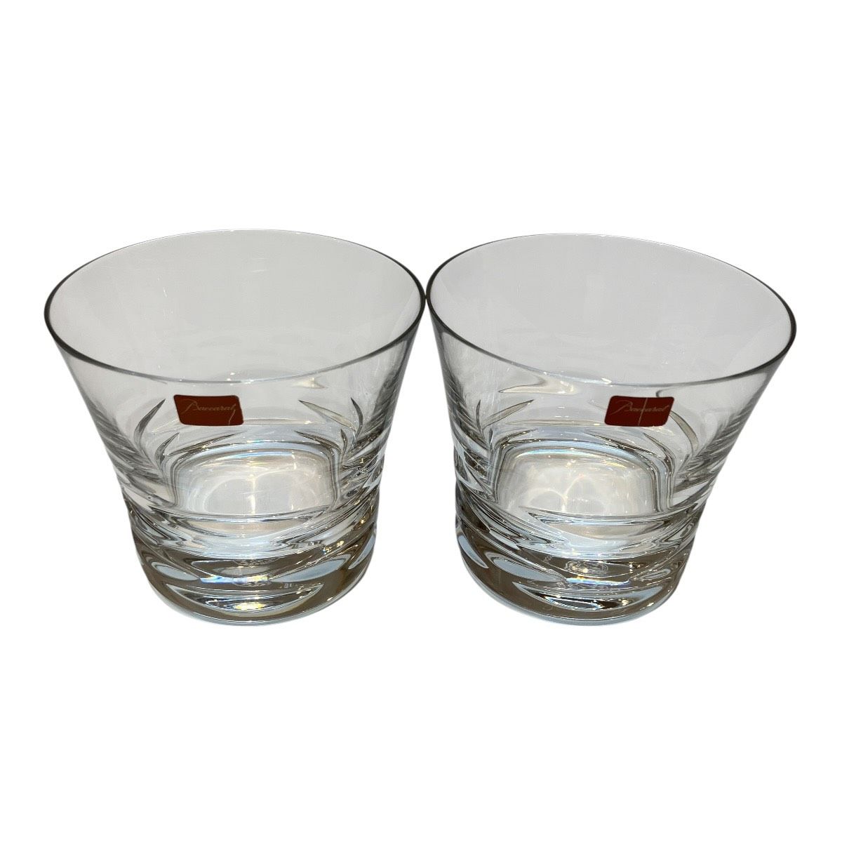 バカラ Baccarat ロックグラス ２客セット ローラ 食器類 総重量約496.2g クリスタルガラス
