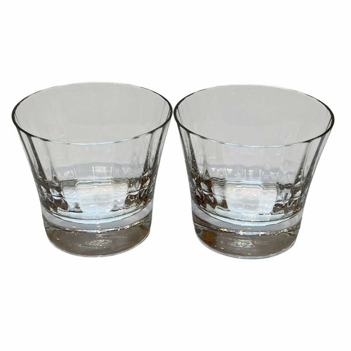 バカラ Baccarat ロックグラス ２客セット ミルニュイ 食器類 総重量約442.6g クリスタルガラス ユニセックス