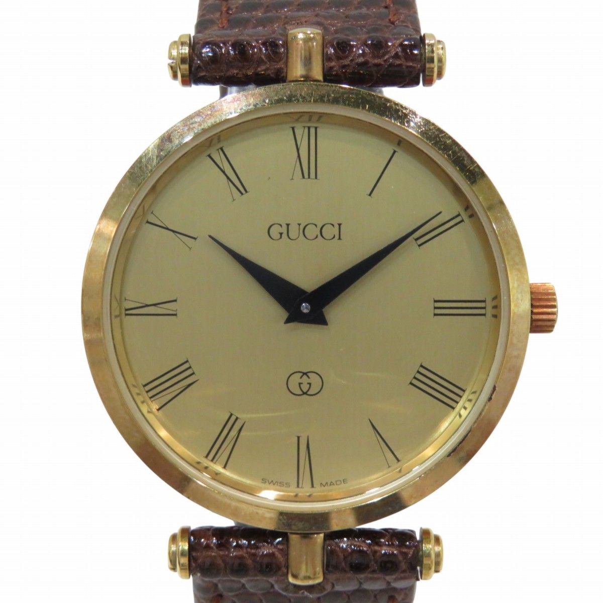 グッチ GUCCI シェリーライン 腕時計 GP クオーツ レディース 12,324円