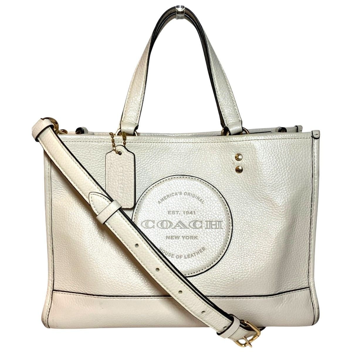 コーチ COACH デンプシー キャリーオール ウィズ パッチ ハンドバッグ レザー C2004 レディース 9,216円
