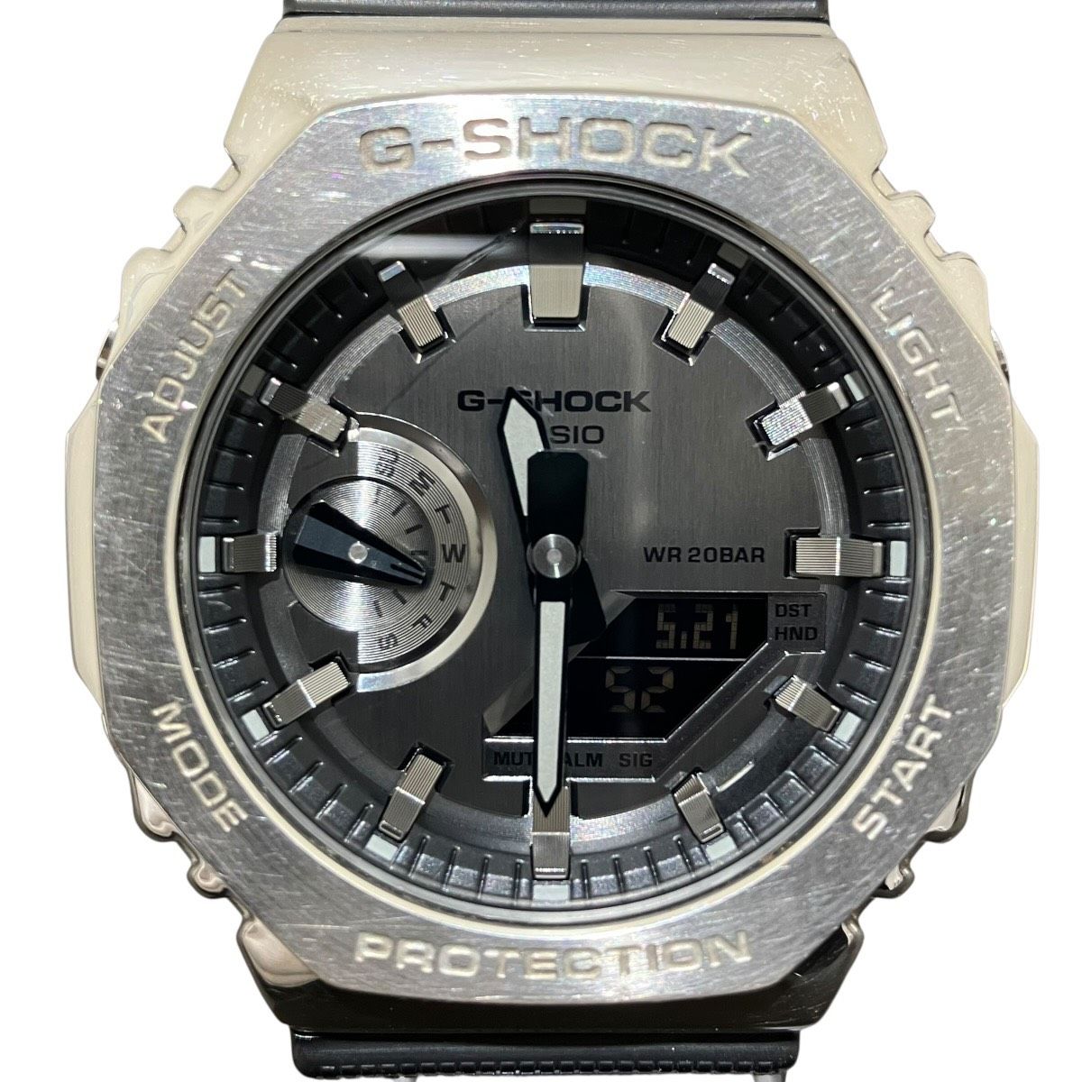 カシオ CASIO G-SHOCK 腕時計 総重量約72.0g SS 樹脂 クオーツ メタリック文字盤文字盤 GM-2100 メンズ
