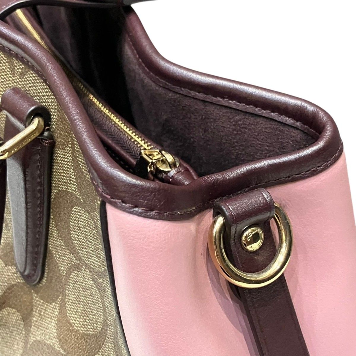 コーチ COACH シグネチャー トートバッグ PVC レザー F57492 