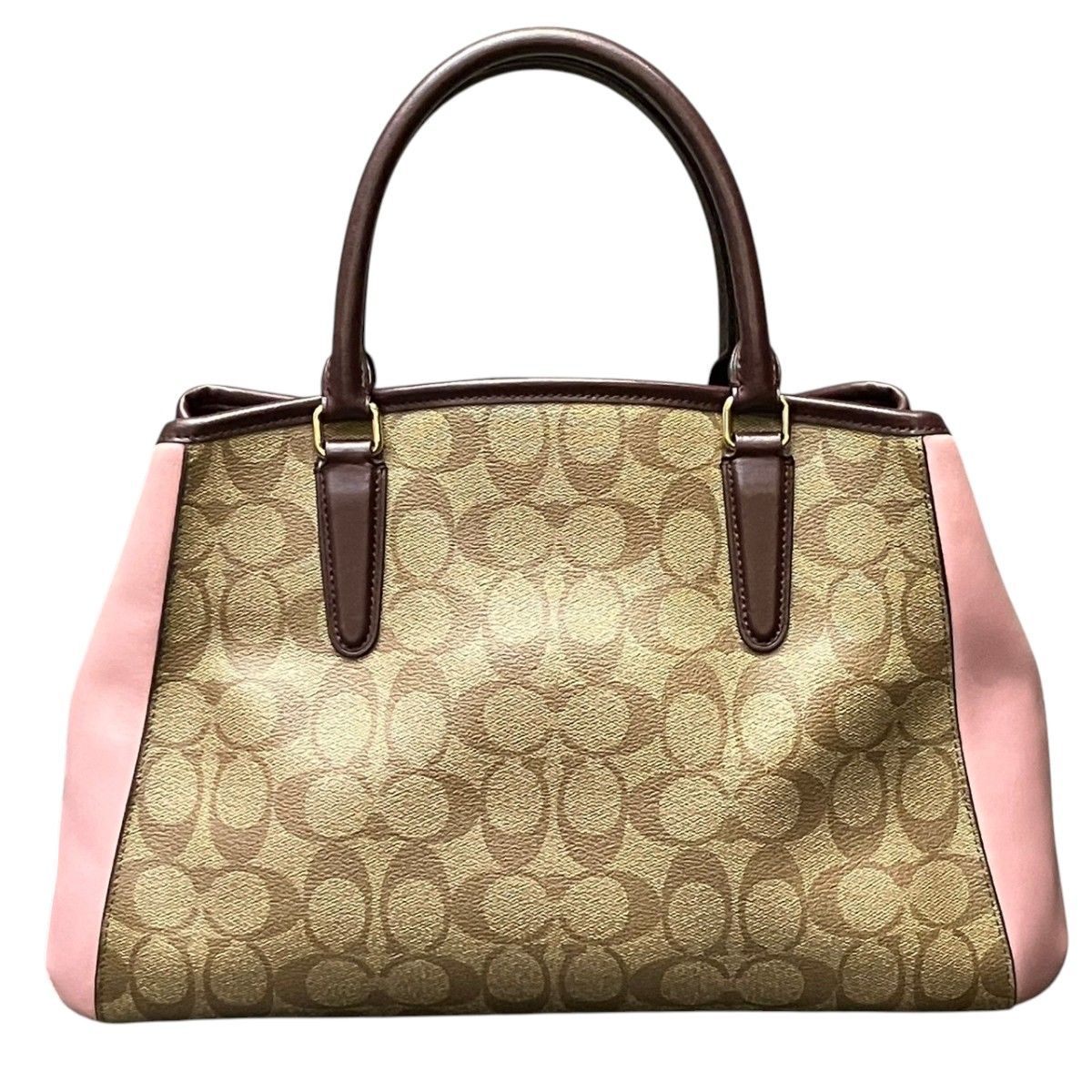 コーチ COACH シグネチャー トートバッグ PVC レザー F57492 