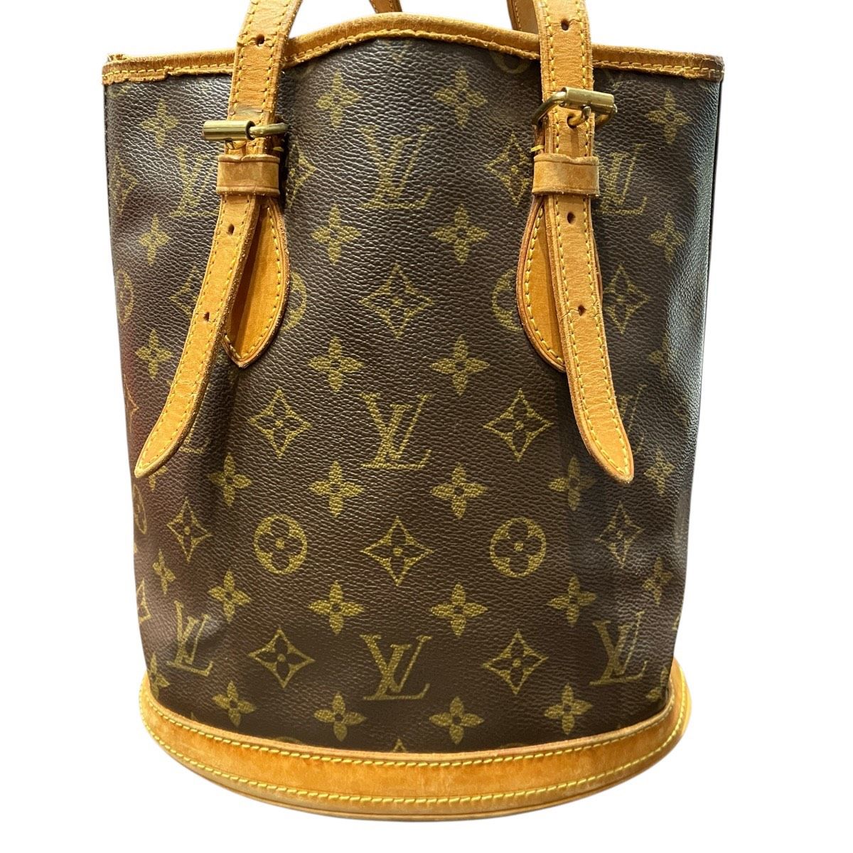 ルイ・ヴィトン LOUIS VUITTON プチバケット モノグラム ショルダーバッグ トアル地 M42238 レディース