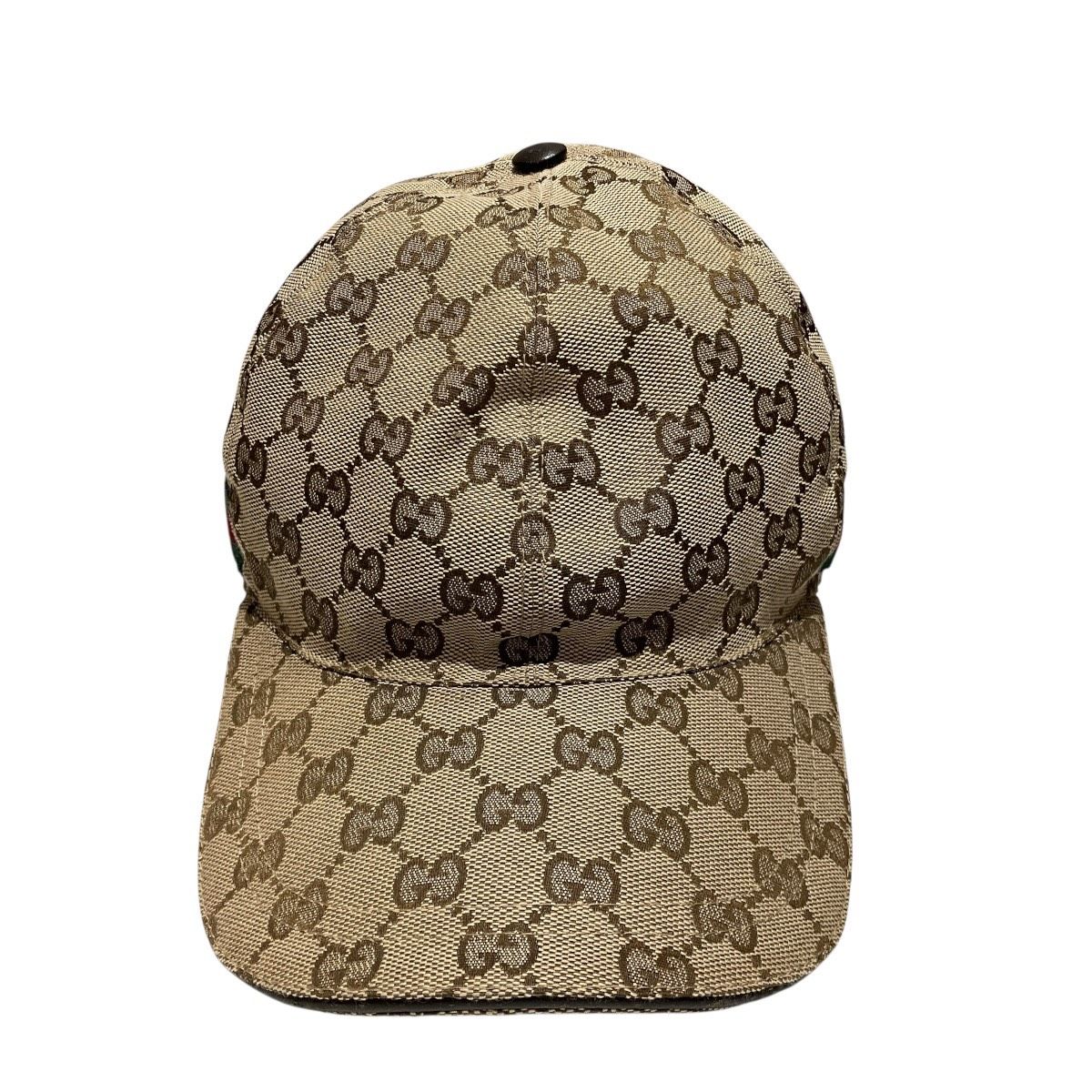 グッチ GUCCI GGキャンバス 帽子 コットンキャンバス 200035 ユニセックス